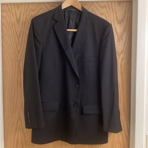 Brooks Brothers Fitzgerald Men’s Black Suit 44R Jacket 36x28 Pants